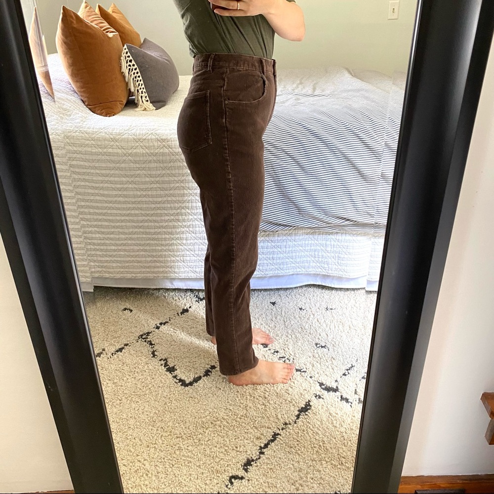 Y2K Newport News vintage corduroy straight leg high waist pants - Picture 7 of 9